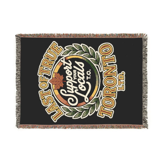 Support Your Locals T.O - Woven Blanket